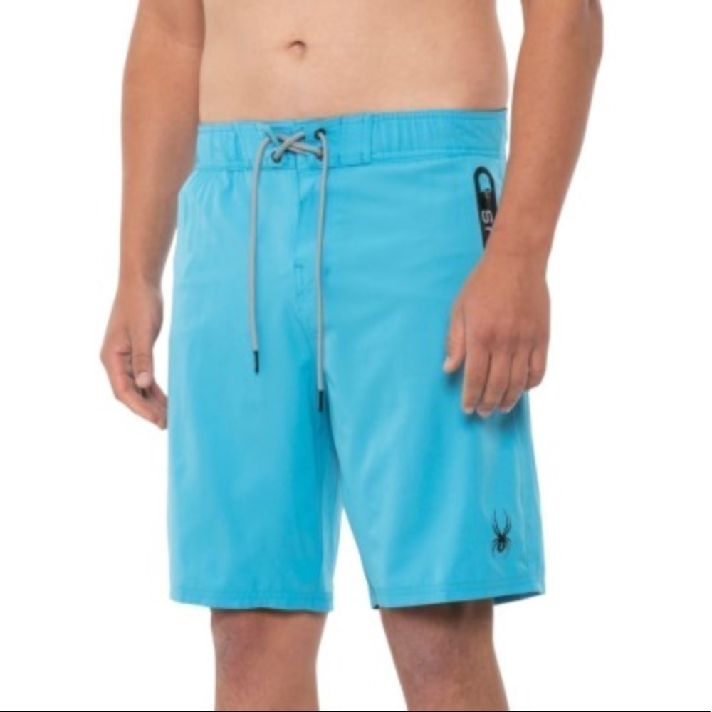 Spyder Heatseal Logo Pocket Swim Shorts NWT
